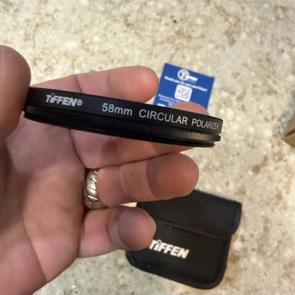 Tiffen 58mm MagSafe Mount w/Circular Polarizer for‎ iPhone 13/14/15/16 Pro Max